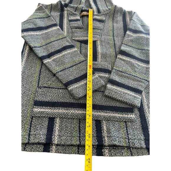 Retrofit Sweater Size M Youth Pullover Hippie Mexico Knit Poncho | X303 - Picture 5 of 14